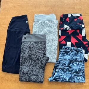 Fabletics Crop Workout Leggings Seamless